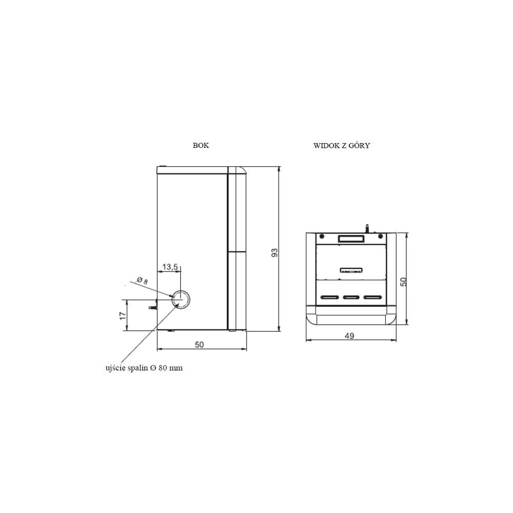 Piecyk wodny na pellet IDROPOINT2 11,3 kW