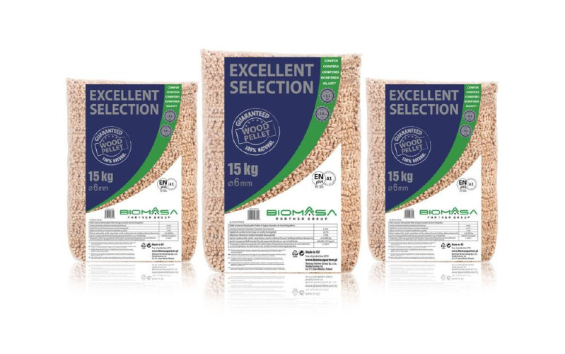 Pellet Excellent Selection – naturalny surowiec, 15 kg