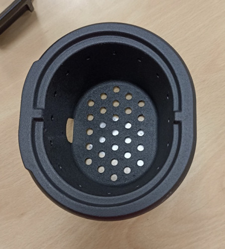 Edilkamin, palenisko okrągłe wysokie