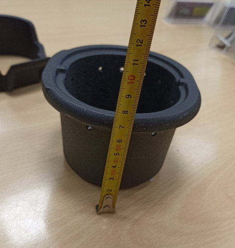 Edilkamin, palenisko okrągłe wysokie