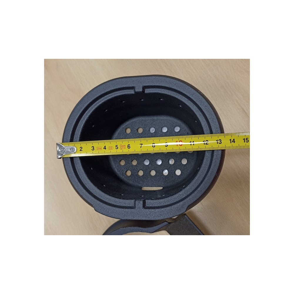 Edilkamin, palenisko okrągłe wysokie