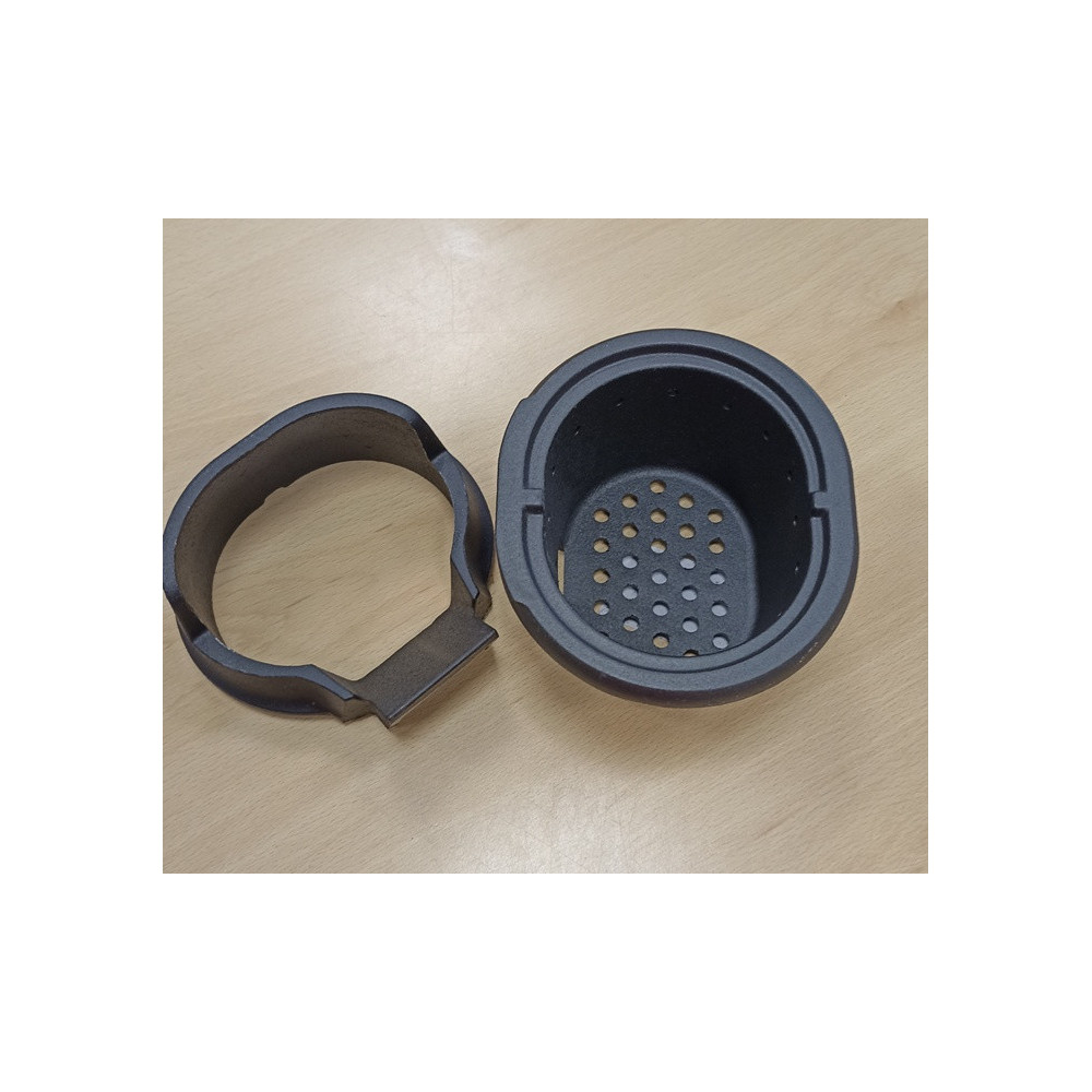 Edilkamin, palenisko okrągłe wysokie