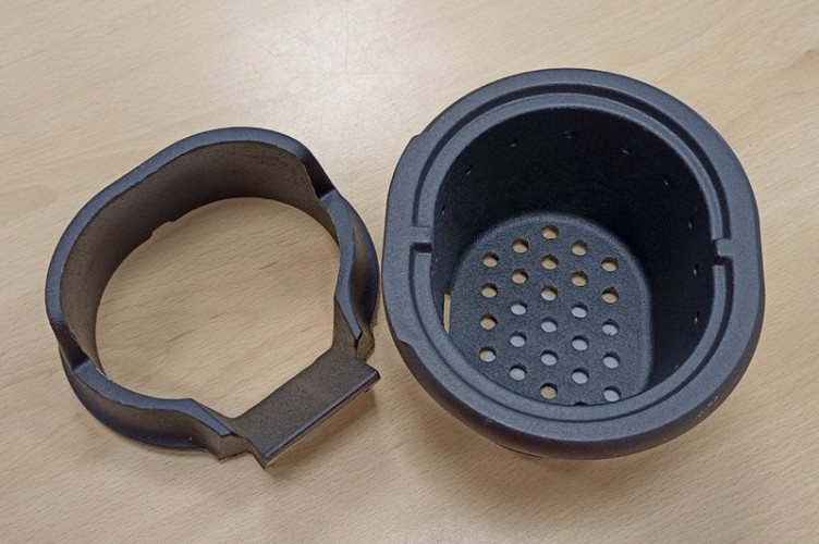 Edilkamin, palenisko okrągłe wysokie