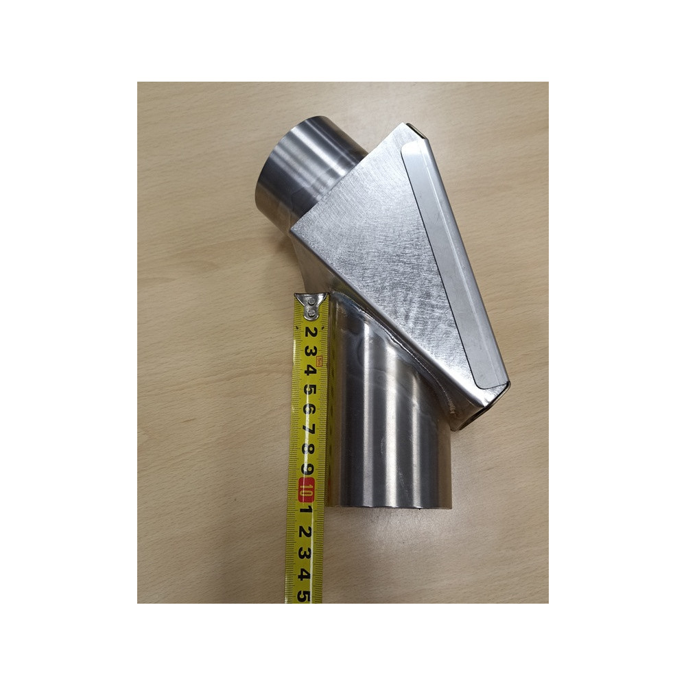 Kolano z klapą p.poż do palnika FI 60