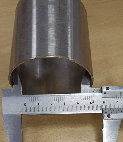 Łącznik do kolana z klapą p.poż FI 60