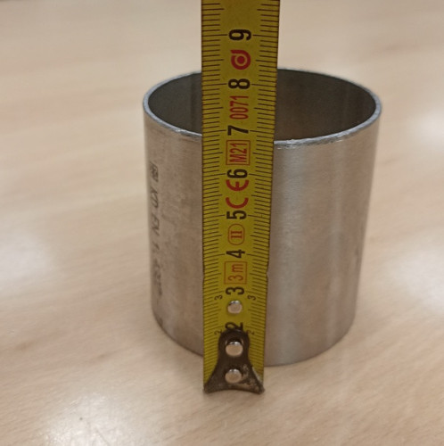 Łącznik do kolana z klapą p.poż FI 60