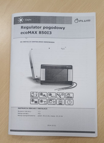 Regulator pogodowy ecoMAX 850i3 PLUM