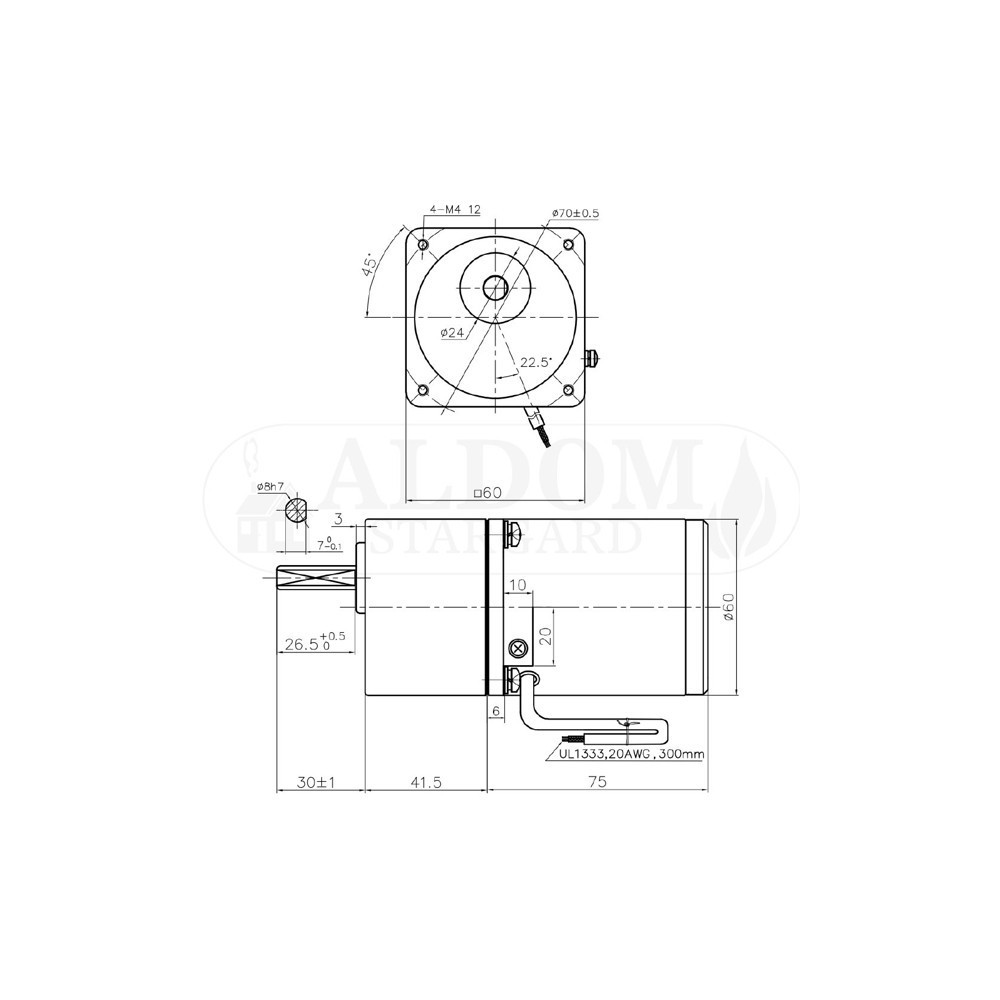 Motoreduktor 10W 2GN 100K